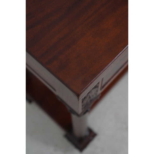 Antique Empire Mahogany 1 Drawer Buffet Server For Sale - Image 9 of 18