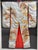 Japanese Mid 20th Century Framed Japanese Wedding Kimono With Silk Embroidered Decoration For Sale - Image 3 of 8