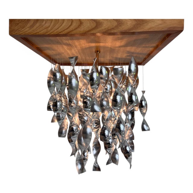 Space Age Aluminium Ceiling Light, Czechoslovakia, 1960s For Sale