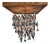 Space Age Aluminium Ceiling Light, Czechoslovakia, 1960s For Sale