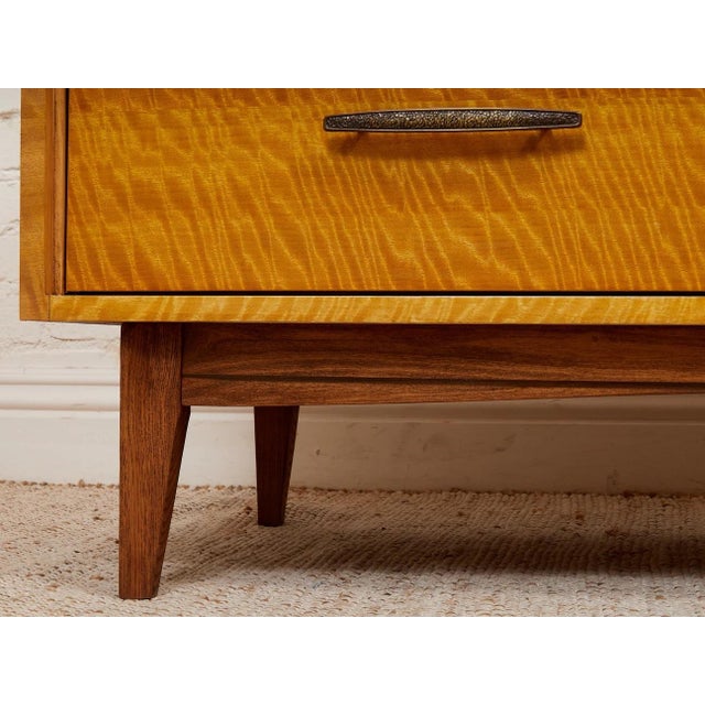 Mid 20th Century Madagascar Vintage Nine Drawer Dresser For Sale - Image 5 of 12