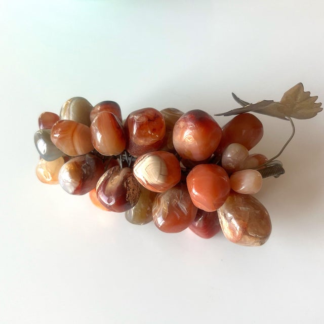 Mid-Century Modern Mid-Century Semi-Precious Stone Grape Clusters - a Pair For Sale - Image 3 of 10