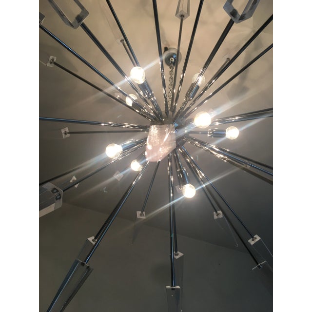 Italian Murano Glass Sputnik Chandelier For Sale - Image 6 of 11