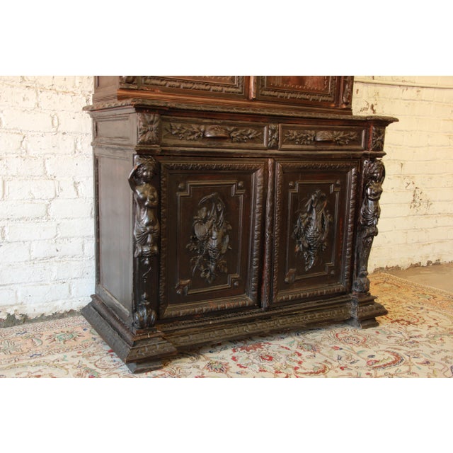 Antique French Oak Black Forest Hunt Chairish