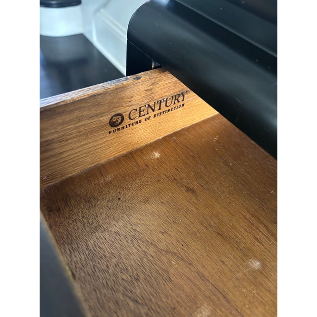 Wood 1980s Vintage Century Furniture Chin Hua Nightstands- A Pair For Sale - Image 7 of 12