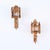 Wood Mid-Century Rattan Lantern Sconces by Louis Sognot, 1960s, Set of 2 For Sale - Image 7 of 13