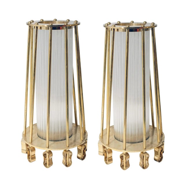 Tubular Floor Lights from Venini, Set of 2 For Sale - Image 6 of 6