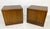 Brown Pair of Campaign Style End Tables / Night Stands by Drexel Circa 1960s For Sale - Image 8 of 9