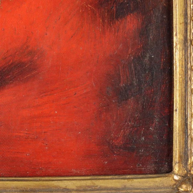 After Jean-Jacques Henner, Portrait, Oil on Canvas, Framed For Sale - Image 7 of 12