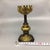 Late 20th Century Late 20th Century Pair of Gilt Bronze Lotus Candlesticks, Dragon Phoenix Relief Candle Holders, Chinoiserie Altar Decor For Sale - Image 5 of 9