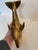 Vintage Mid-Century Polished Brass Dolphin Figurine For Sale - Image 4 of 4