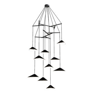 Emily V10 Group in High Gloss Paint Pendant Light from Moss Objects For Sale