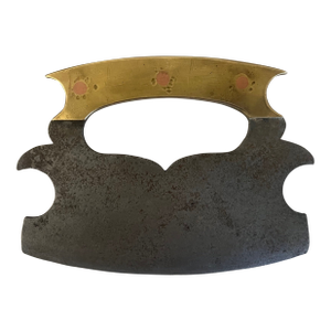 19th Century Iron and Brass Chopper