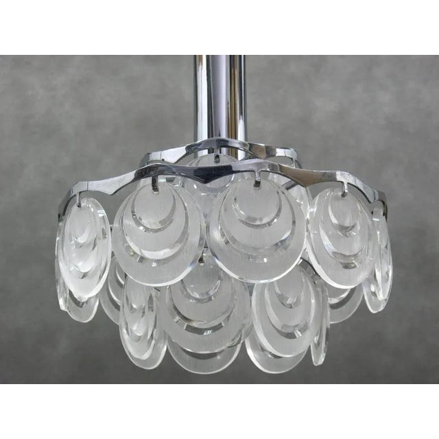 Metal Italian No 2 Acrylic Lamp, 1970s For Sale - Image 7 of 13