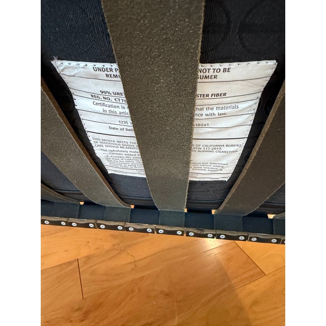 Knoll Barcelona Chair - 2025 - Volo Leather - Black For Sale In New York - Image 6 of 7