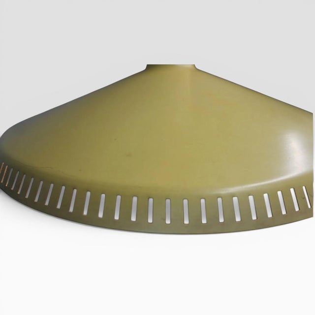 Philips NB93 Yellow Pendant Lamp by Louis Kalff for Philips, 1950s For Sale - Image 4 of 11