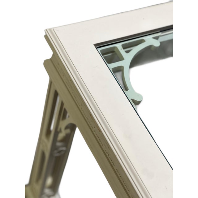 Ivory Palm Beach Chinese Chippendale/Pagoda Dining Set For Sale - Image 8 of 18