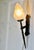 French Gothic Iron Entrance Wall Light , 1930s For Sale - Image 6 of 7