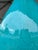 Ceramic Mid-Century Style Large Turquoise Ceramic Long-Neck Tear-Drop Vase For Sale - Image 7 of 7
