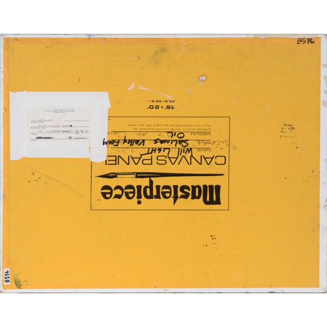 "Salinas Valley Farm" - Fauvist Landscape in Oil on Artist's Board by Will Light For Sale - Image 11 of 11