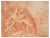 Rat of sabinesis an original sanguine drawing on thick cream-colored paper, realized by an anonymous french artist of the...