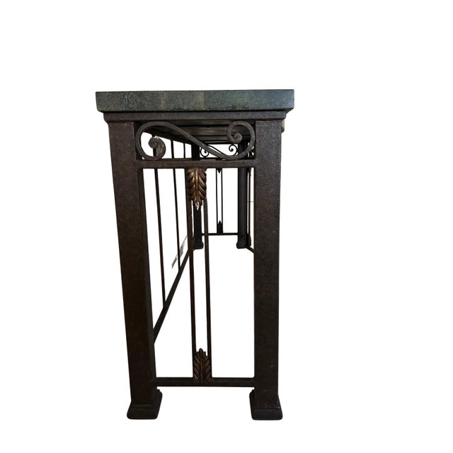 Hollywood Regency Late 20th Century Tessellated Marble Credenza For Sale - Image 3 of 3