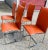 Vintage Mid Century Dining Chairs in the Manner of Milo Baughman/Set of Six. For Sale - Image 4 of 11