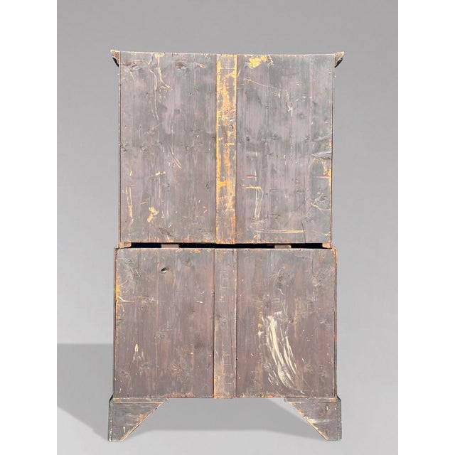 Late 18th Century 18th Century George III Mahogany Chest on Chest, 1780 For Sale - Image 5 of 12