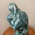 Ceramic Vintage Art Deco Inspired Ceramic Iridescent Glazed Sculpture" Embracing Couple" Signed Dated For Sale - Image 7 of 12