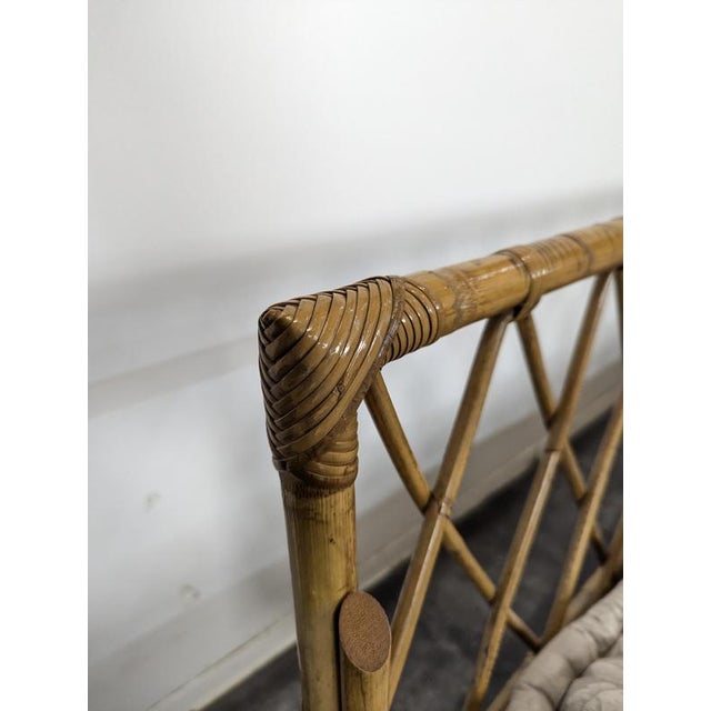 Wood Daybed in Bamboo and Rattan For Sale - Image 7 of 10