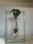 1980s Lisa Mori “Twisted Tornado” Italian Postmodern Aluminum & Glass Sculptural Vase, 13”h For Sale - Image 12 of 16