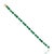 Metal 19.98ct Mix-Cut Natural Zambian Emerald Statement Bracelet in 14k Yellow Gold For Sale - Image 7 of 17