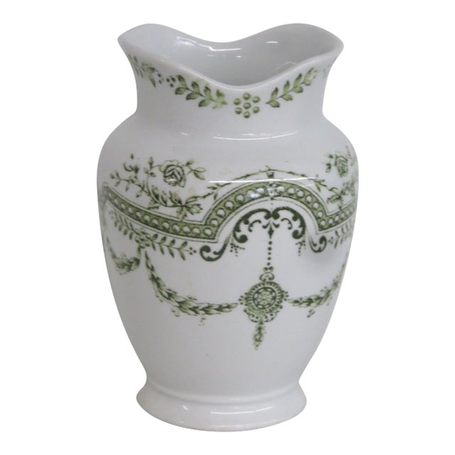 Granby Small Vase Sampson Bridgwood Sons 19th Century Earthenware Pottery 4874b For Sale