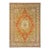 Persian Farahan Wool 10X14 Ivory, Olive & Orange Handmade Area Rug #1143008 For Sale