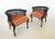 1970s Neoclassical Style Caned Back Ram's Head Armchairs - A Pair For Sale - Image 5 of 9