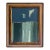 “River Moss" Abstract Art in Antique Frame, Transitional Living Room Art by JTS For Sale