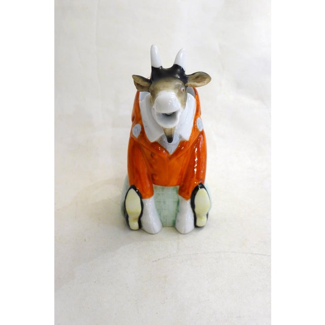 Small Zoomorphic Goat Pitcher in Porcelain from Schafer & Vater, Germany, 1920s For Sale - Image 6 of 13