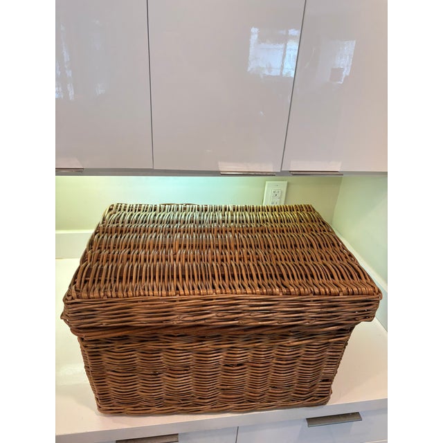 Vintage Fortnum & Mason Picnic Hamper Ginori Porcelain With Bronte Tweed Blanket – 41 Pieces For Sale - Image 16 of 18