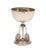 Silver award cup made in 1926 in the form of a round bowl on a leg supported by three tennis rackets, manufactured by...