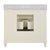 Matthew Izzo Home Enzo Antique White Single Porcelain Sink Bath Vanity For Sale In New York - Image 6 of 9