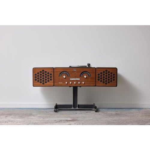 RR 126 Speakers by Achille & Pier Giacomo Castiglioni for Brionvega, 1965, in Very Good conditions. Designed 1960 to 1969...