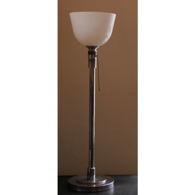 This original "Mazda" lamp is a table or desk lamp. It is the modernist and even more functional successor to the "Mazda...