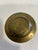 Brass Vintage Indian Brass Trinket Dish With Etched Floral Detail For Sale - Image 8 of 8