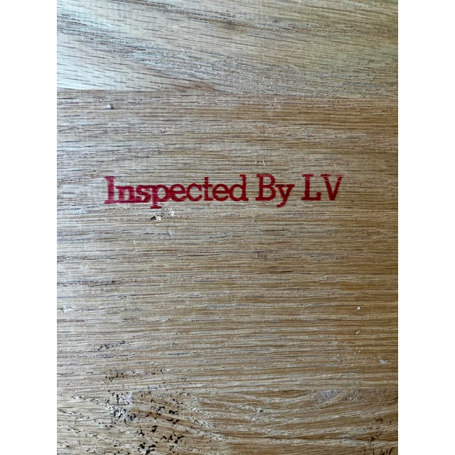 Vintage Leick Furniture Solid Oak 3-Tier Magazine Rack & Record Caddy For Sale - Image 15 of 15