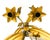 Florentia Vintage Italian Gilt Tole Floral Wall Sconces, Pair – Hollywood Regency / Italian Provincial For Sale - Image 4 of 9
