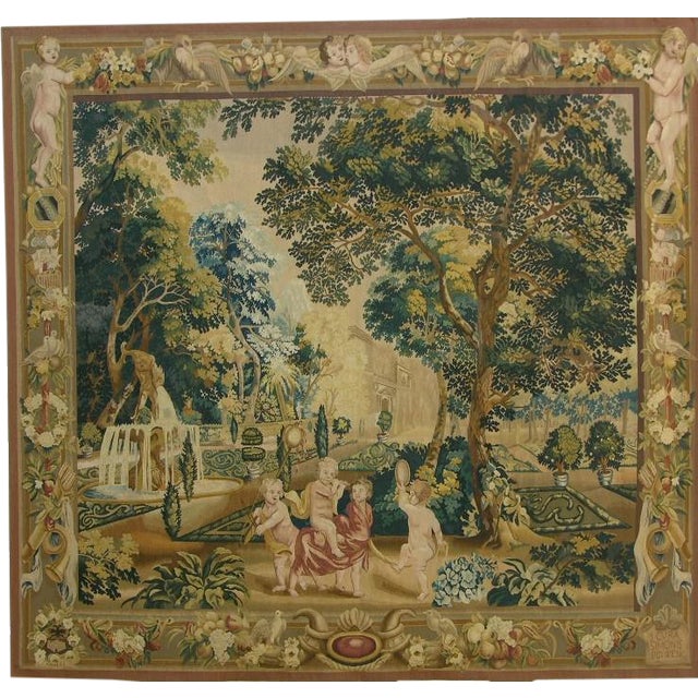 Authentic French Tapestry Wall Hanging Chairish