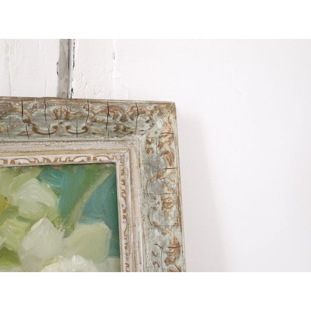 French Oil Painting of Daffodils John-Strevens For Sale - Image 6 of 8