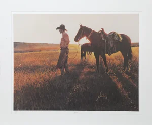 Sun Up, Gordon E. Snidow Lithograph