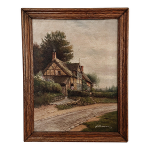 Antique Original Dutch Oil Painting