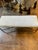 Italian MCM Design Black Steel Bench For Sale In Dallas - Image 6 of 7